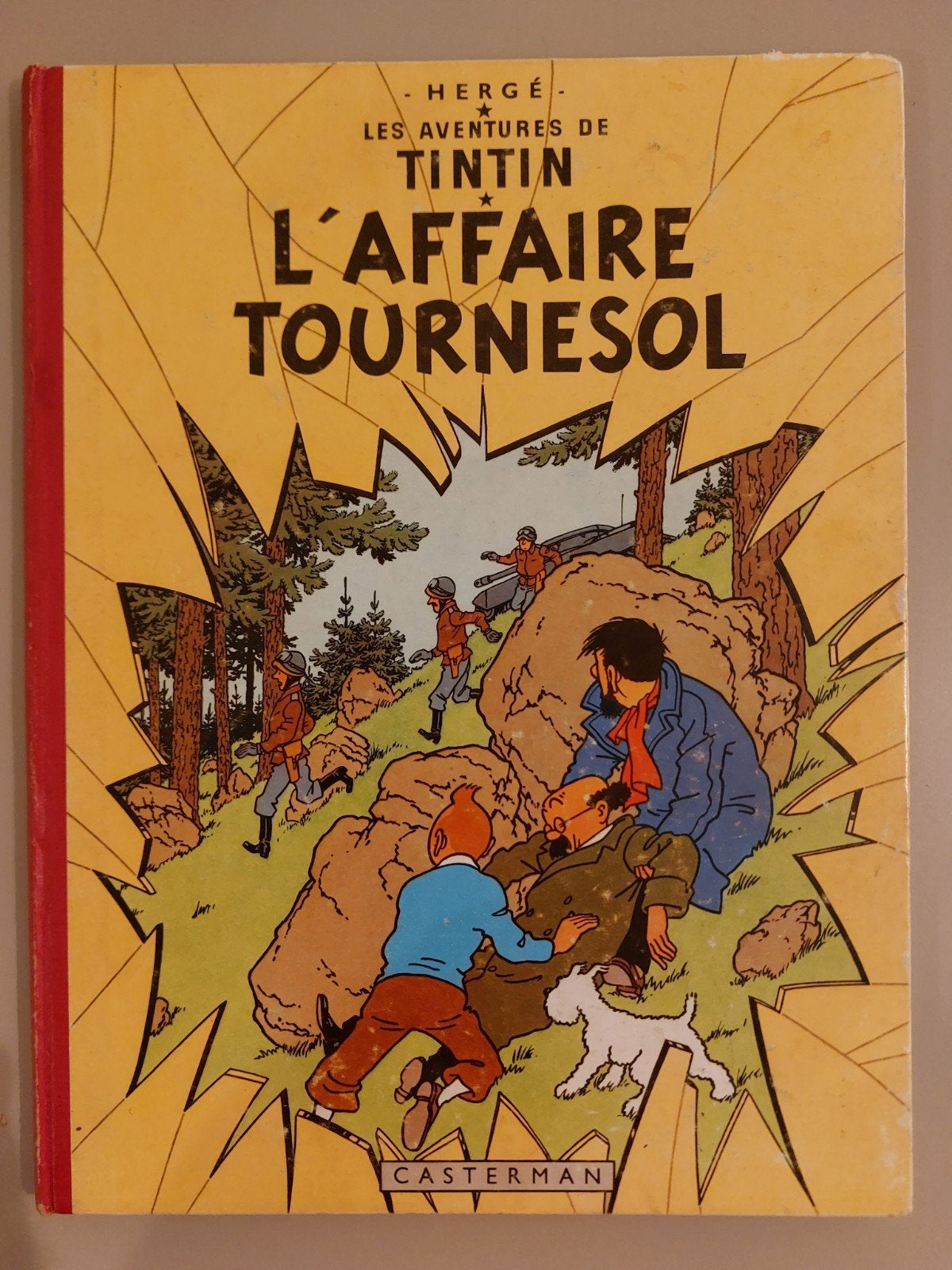 TINTIN Affaire Tournesol E.O., Gelezen, Eén stripboek, Ophalen of Verzenden, Hergé
