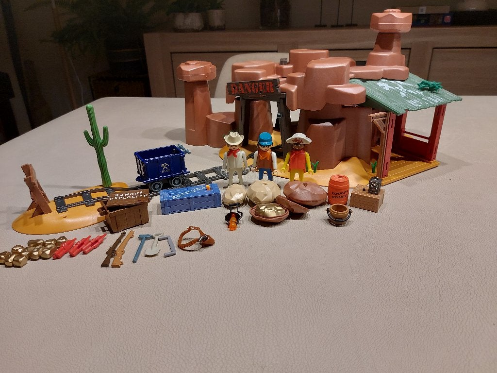 Playmobil Western goudmijn, Enlèvement, Utilisé