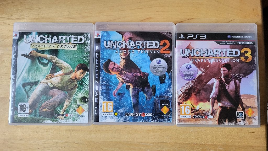 Trilogie jeux Uncharted sur PS3, Enlèvement, Aventure et Action, À partir de 16 ans