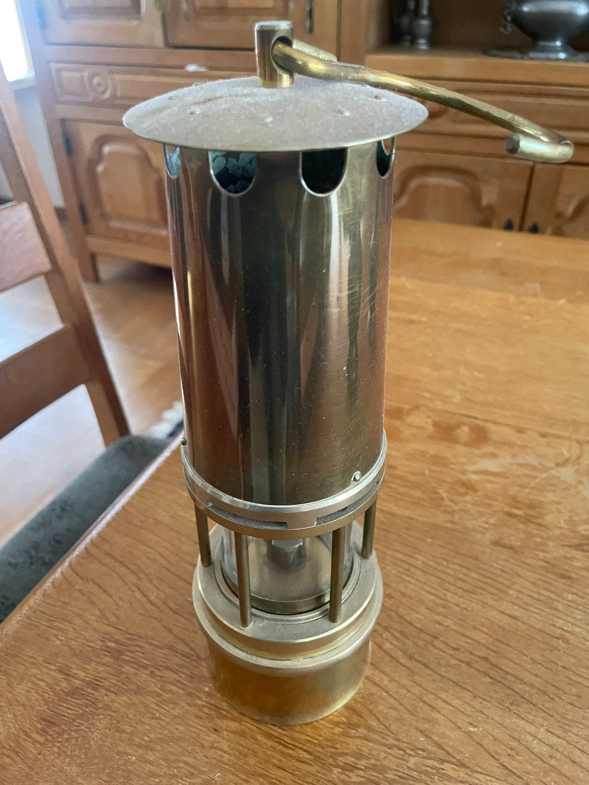 Mijnlamp, Enlèvement, Cuivre