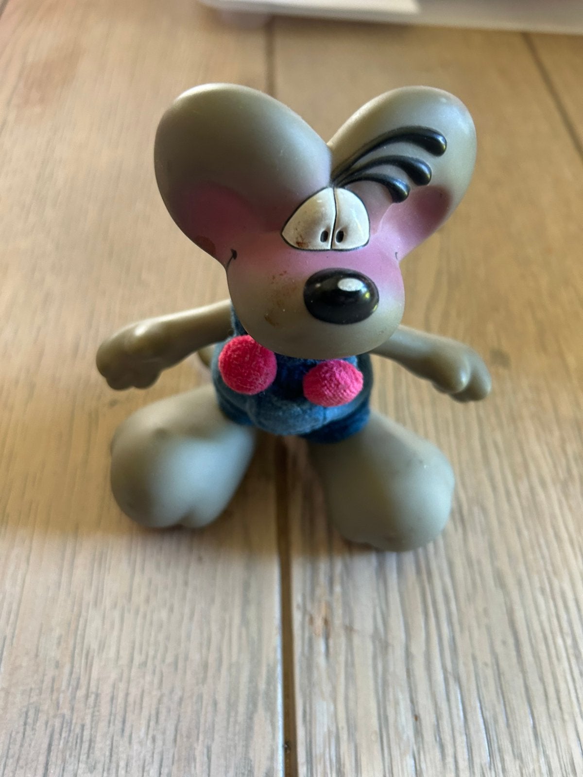 Diddl figuurtje met stoffen kleedje 11,5 cm, Collections, Enlèvement, Diddl, Comme neuf