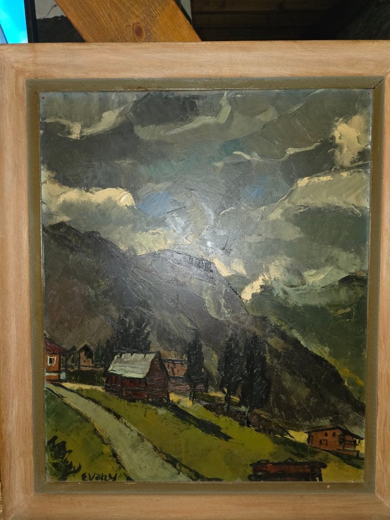 Tableau Evany, Enlèvement ou Envoi, Panneau, Paysage urbain / rural, Vintage