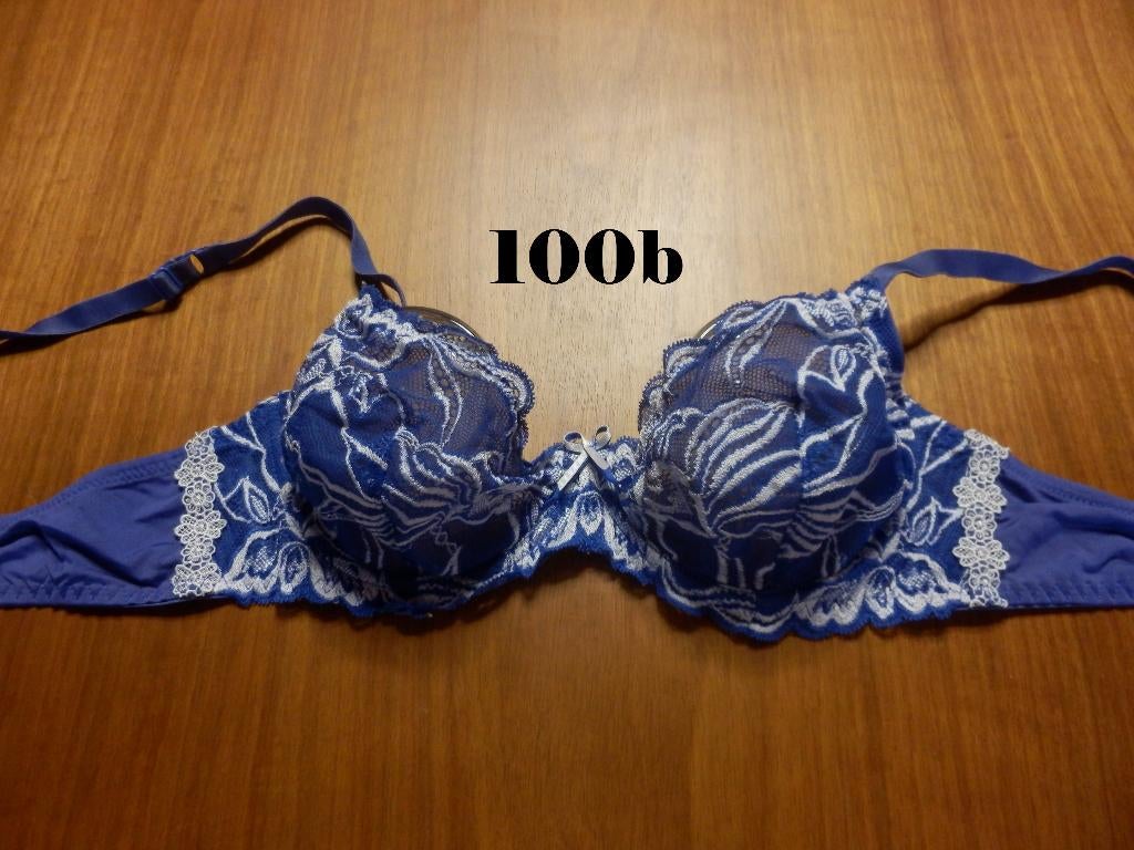 (98) - soutien gorge femme t.100b bleu - guy de france -, Guy de france, Enlèvement ou Envoi, Bleu, Soutien-gorge
