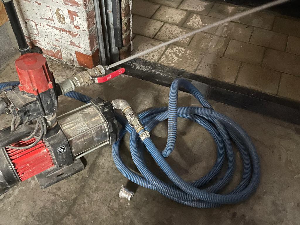 Regenwaterpomp, Ophalen, Gebruikt