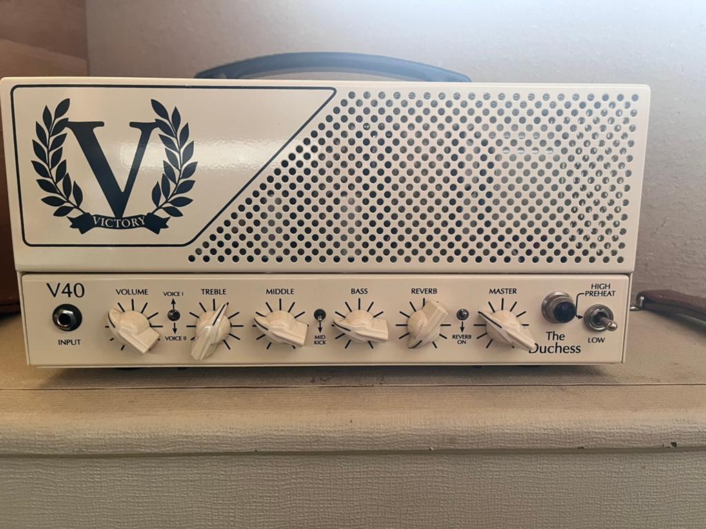 victory v40 duchess, Muziek en Instrumenten, Versterkers | Bas en Gitaar, Ophalen, Zo goed als nieuw