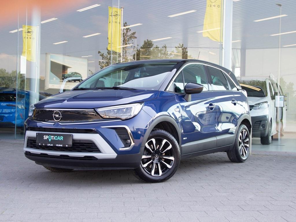 Opel Crossland DESIGN & TECH 1.2T 110PK|CAMERA|GPS|CARPLAY|, Blauw, Bedrijf, https://public.car-pass.be/vhr/74584203-ba08-4385-b341-e6448c3029fe