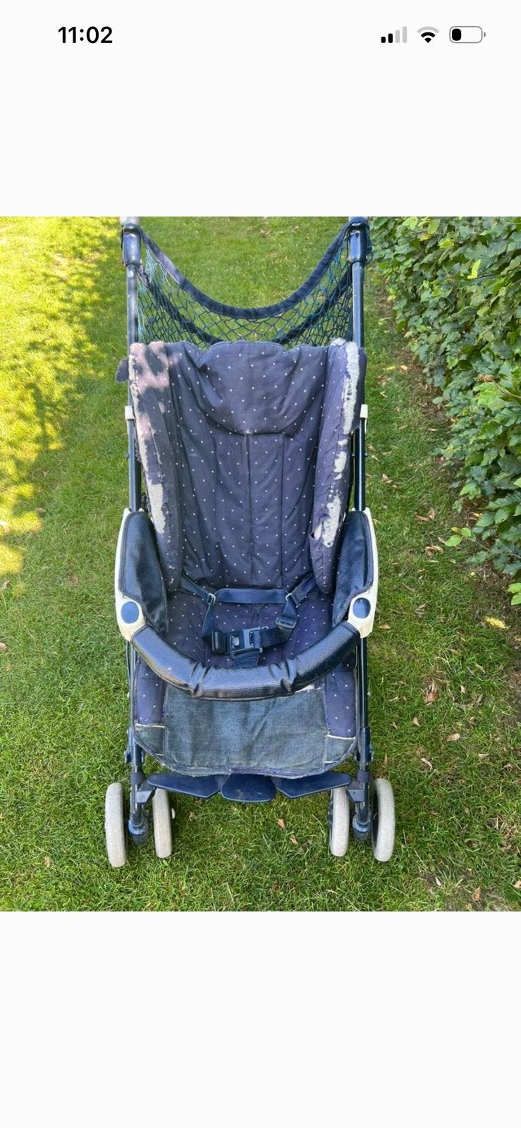 Gratis buggy, Ophalen, Zo goed als nieuw
