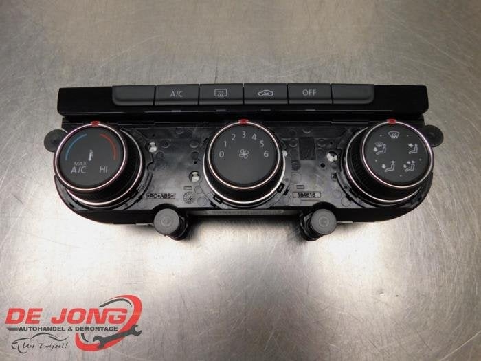 Panneau de commandes chauffage d'un Volkswagen Golf, Volkswagen, -, 3 mois de garantie, Utilisé