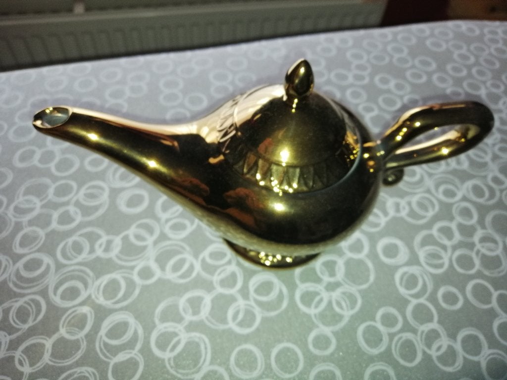 Aladdin (lamp) theepot, Ophalen, Nieuw