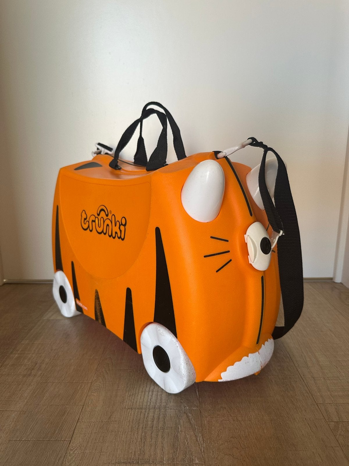 Teunki ride- handbagage koffer 46cm tijger, Ophalen, Zo goed als nieuw