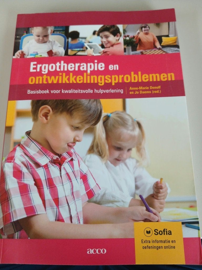 Ergotherapie en ontwikkelingsproblemen, Ophalen, Zo goed als nieuw, Hogeschool, Acco