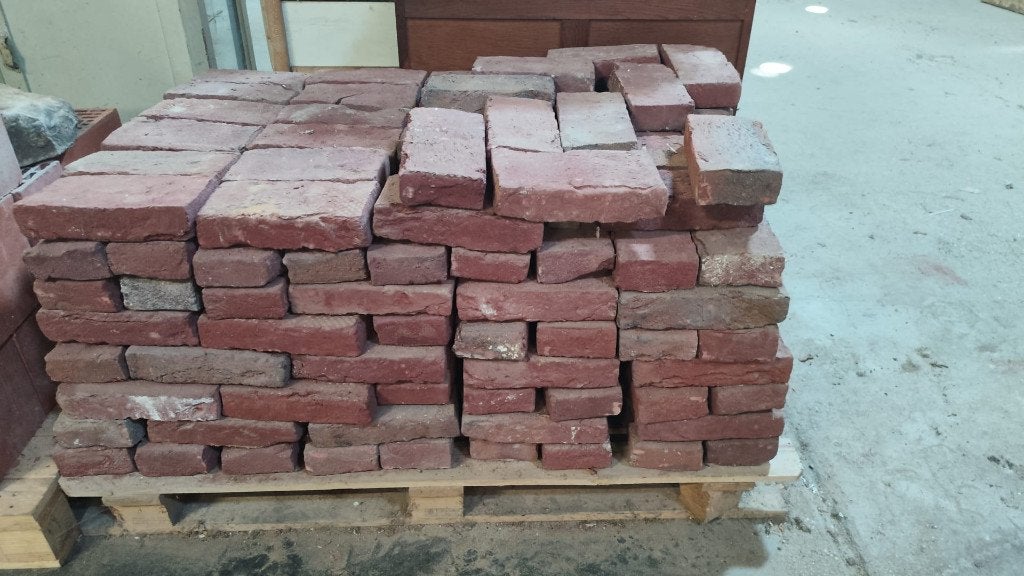 Lot de 200 briques sur palette, Bricolage & Construction, Enlèvement, Neuf, Briques