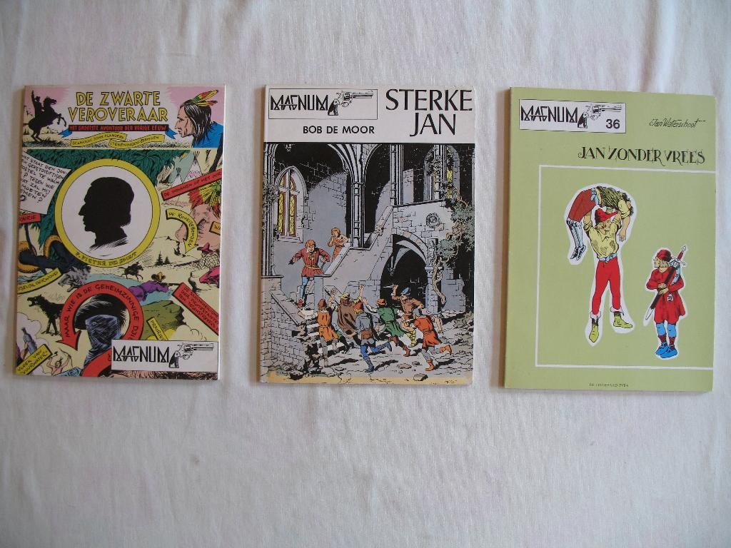 Magnum-reeks nr 1, 3, 36, 1ste druk, Boeken, Stripverhalen, Zo goed als nieuw, Meerdere stripboeken, Ophalen of Verzenden