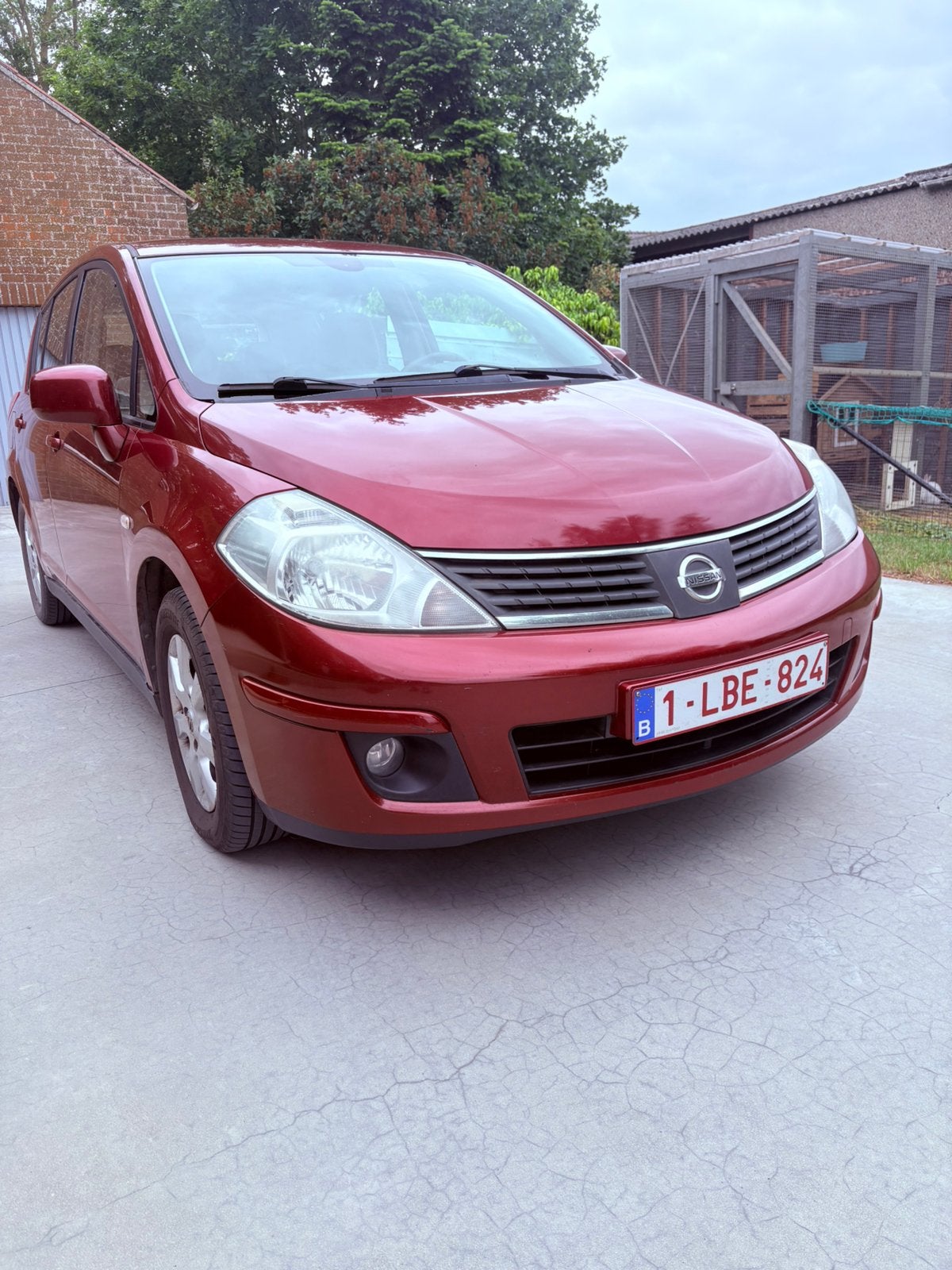 Nissan Tiida top staat met airco, Achat, 5 portes, Diesel, Particulier