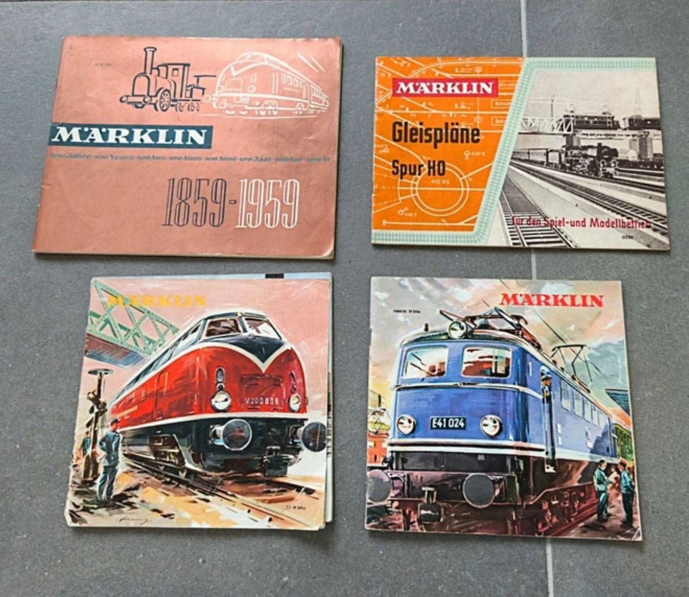 Catalogi Nederlandstalig Märklin 1957 + 1959 + 1960 + spurH0, Hobby en Vrije tijd, Ophalen of Verzenden, Märklin