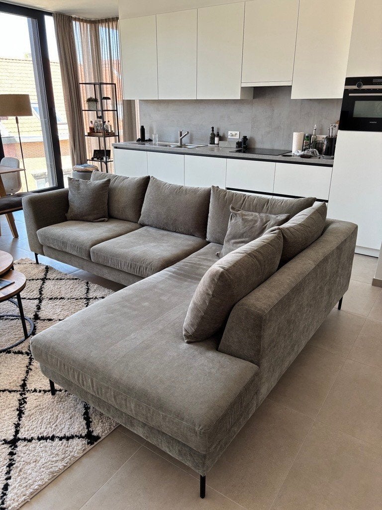 Hoekzetel - Sofacompany, Maison & Meubles, 250 à 300 cm, Banc d'angle, Comme neuf, Synthétique