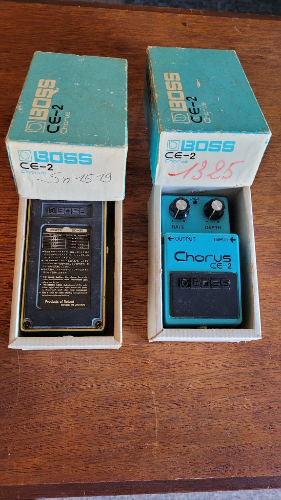 Pédale effets BOSS CHORUS CE-2 Made in Japan Vintage, Muziek en Instrumenten, Ophalen of Verzenden, Gebruikt, Chorus