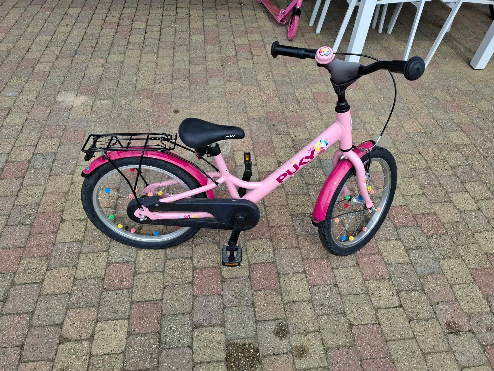 meisjes fiets 18inch, Ophalen, Zo goed als nieuw, Terugtraprem, 16 tot 20 inch