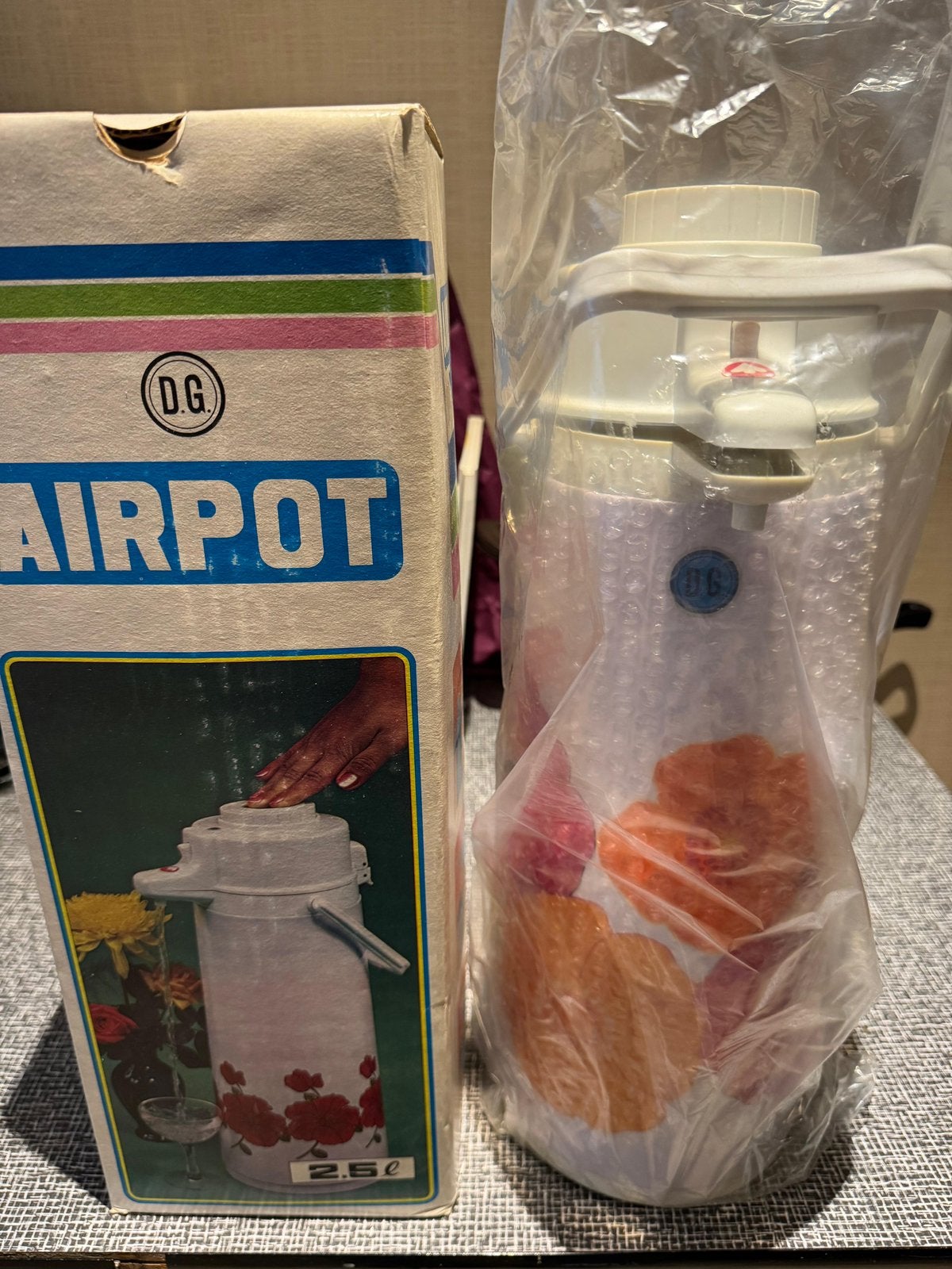 Thermoskan-koffiekan vintage, Huis en Inrichting, Ophalen of Verzenden, Nieuw, Overige materialen, Overige typen
