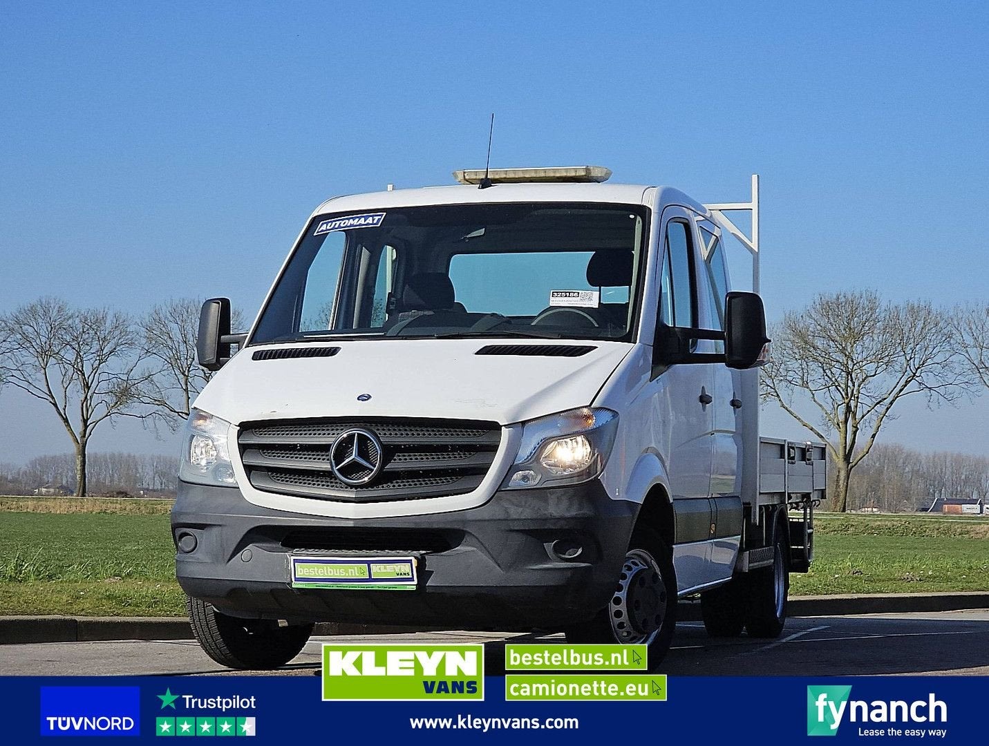 Mercedes-Benz SPRINTER 513 dubbel cabine EURO6, Auto's, Bestelwagens en Lichte vracht, Automaat, Wit, Mercedes-Benz, Bedrijf