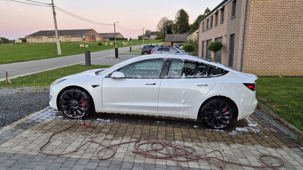 Tesla model 3 performance, Auto's, Automaat, Wit, Particulier, Te koop