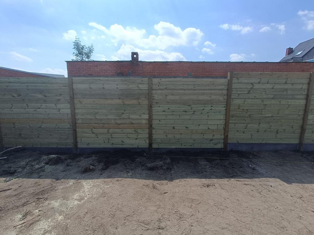 Houten schutting, Tuin en Terras, Ophalen