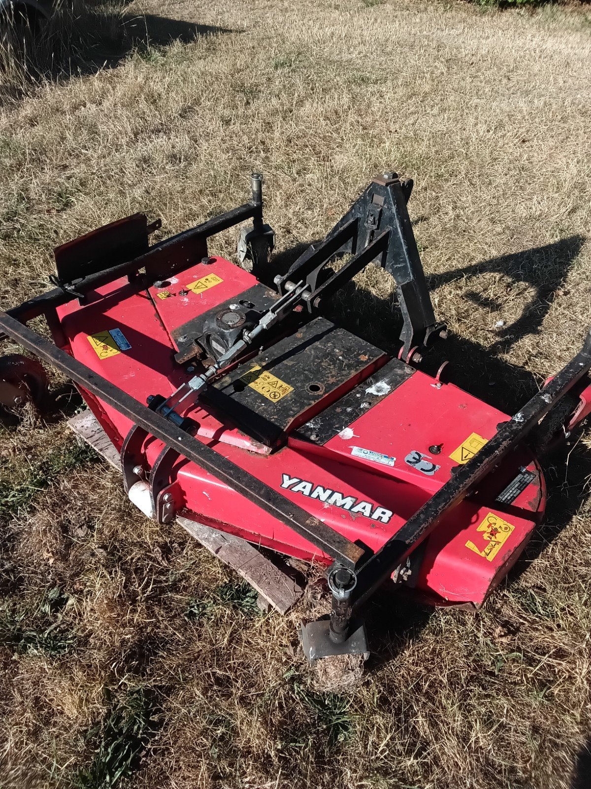 yanmar mulcher/weidebloter, Ophalen