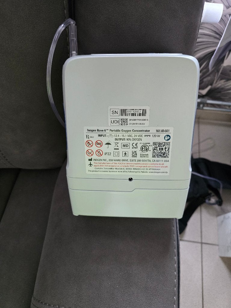 Un oxyconcentrateur portable inogen, Ophalen, Nieuw
