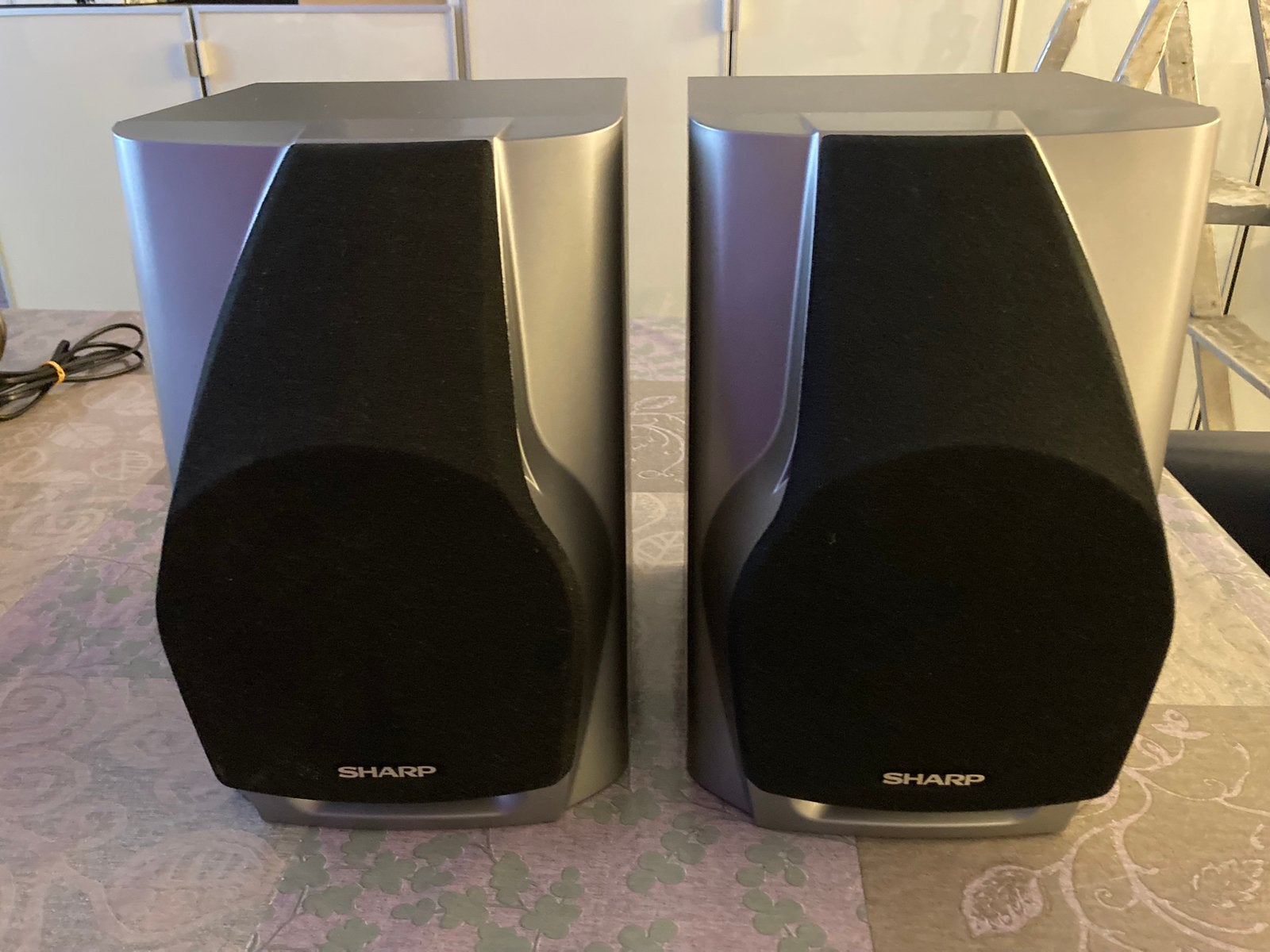 Sharp luidsprekers, TV, Hi-fi & Vidéo, Enceintes, Entrée AUX, 60 à 120 watts, Enlèvement, Utilisé