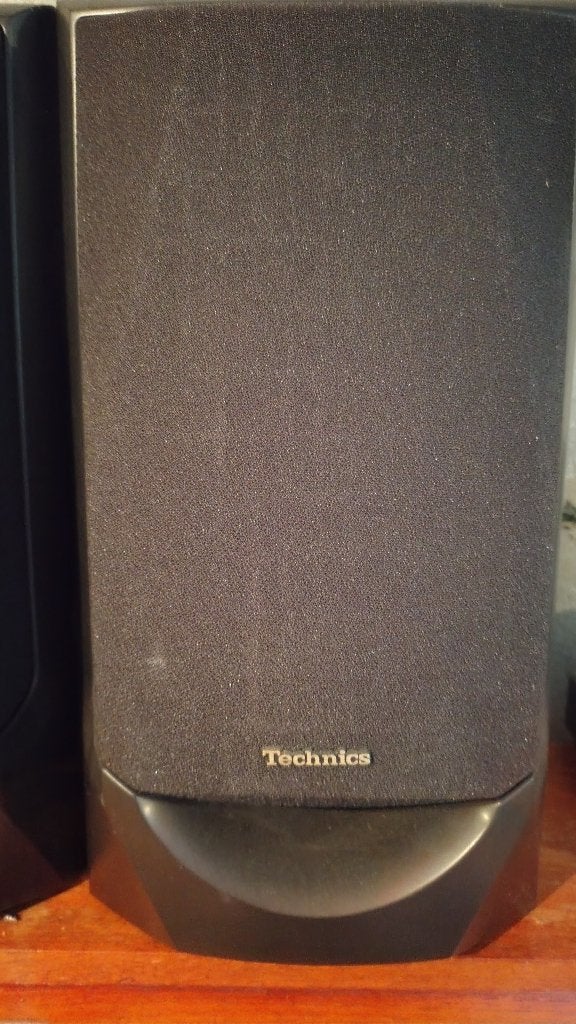 Une paire de boîtiers de résonance Technics SB-CH570, Enlèvement ou Envoi, Comme neuf, Enceintes stéréo, Autres marques