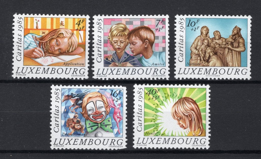 LUXEMBOURG Yt. 1088/1092 MNH 1985, Envoi, Luxembourg, Non oblitéré