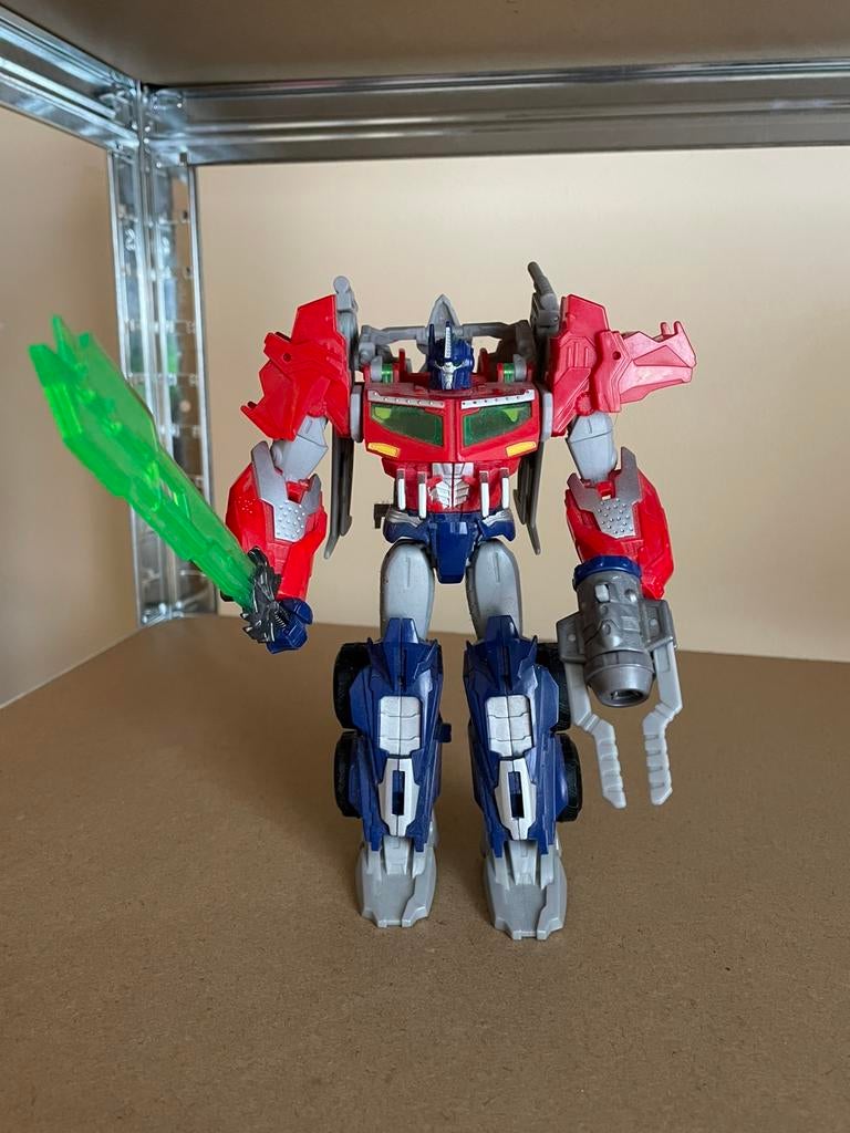 Optimus Prime, Beast hunters action figure, Overige generaties, Ophalen of Verzenden, Gebruikt, Autobots