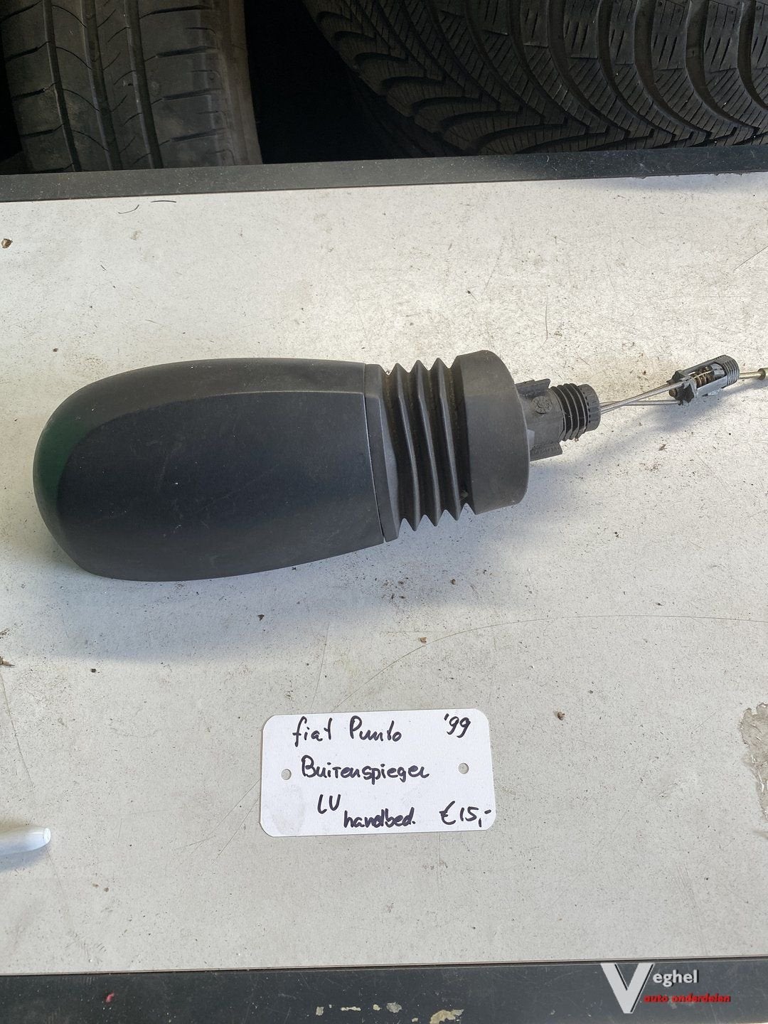 Fiat Punto Buitenspiegel Linksvoor handbediend, Auto-onderdelen, Gebruikt, -, -, Ophalen of Verzenden