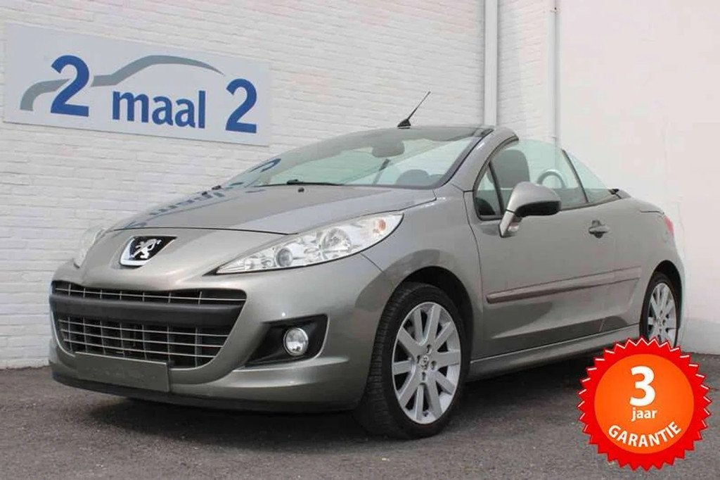 Peugeot 207 Cabrio/Airco Inclusief 3 JAAR garantie!, Auto's, Peugeot, Automaat, Gebruikt, Zwart, 4 cilinders