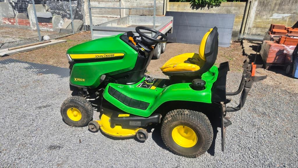 John deere x350r, Ophalen