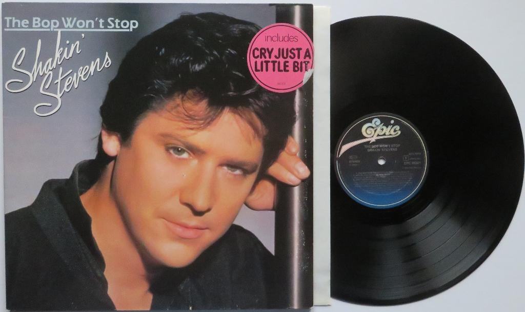 Shakin' Stevens - The bop won't stop. Lp, Gebruikt, 1980 - 1989, Ophalen of Verzenden, Rock-'n-Roll