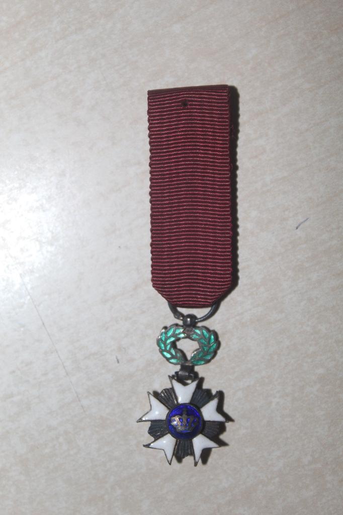 Miniatuur Kroonorde, Verzamelen, Ophalen of Verzenden, Landmacht, Lintje, Medaille of Wings