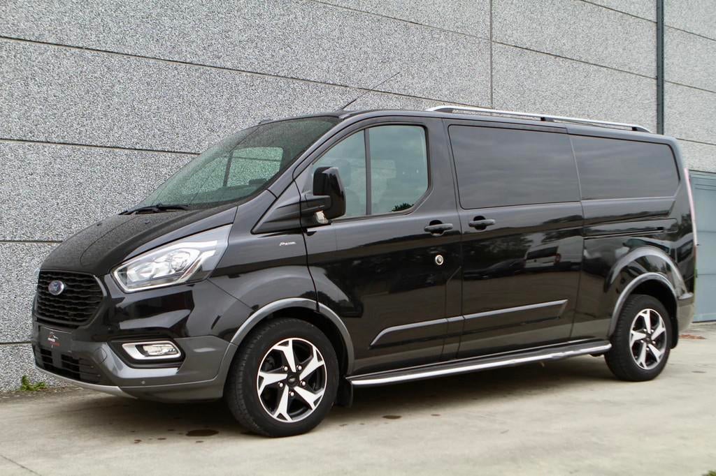 Ford Transit Custom L2 5 zitplaatsen Active (bj 2023), Auto's, Bestelwagens en Lichte vracht, Automaat, 1998 cc, Stof, Gebruikt