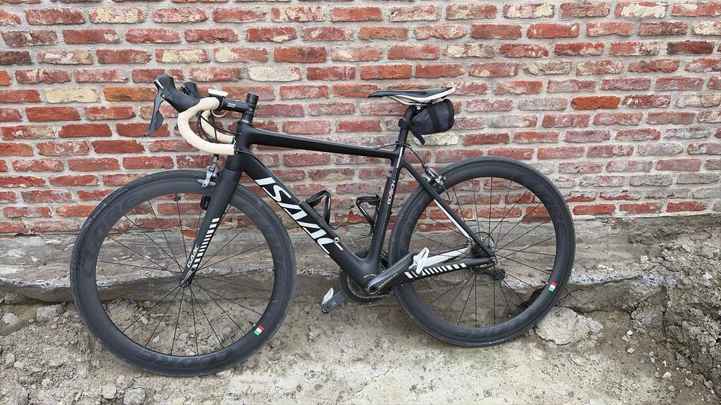 Isaac koersfiets paar keer gebruikt, Minder dan 10 versnellingen, Velgrem, Zo goed als nieuw, Ophalen