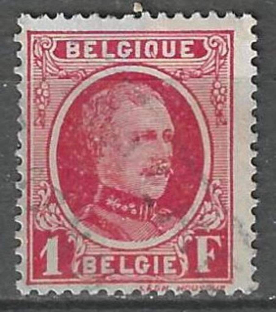 Belgique 1927/1928 - Yvert/OBP 256 - Roi Albert Ier (ST), Timbres & Monnaies, Timbres | Europe | Belgique, Affranchi, Maison royale