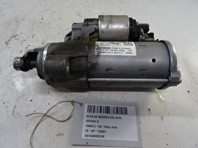 DÉMARREUR Audi A4 (B9) (01-2015/11-2019) (04L911021B), Utilisé, Audi