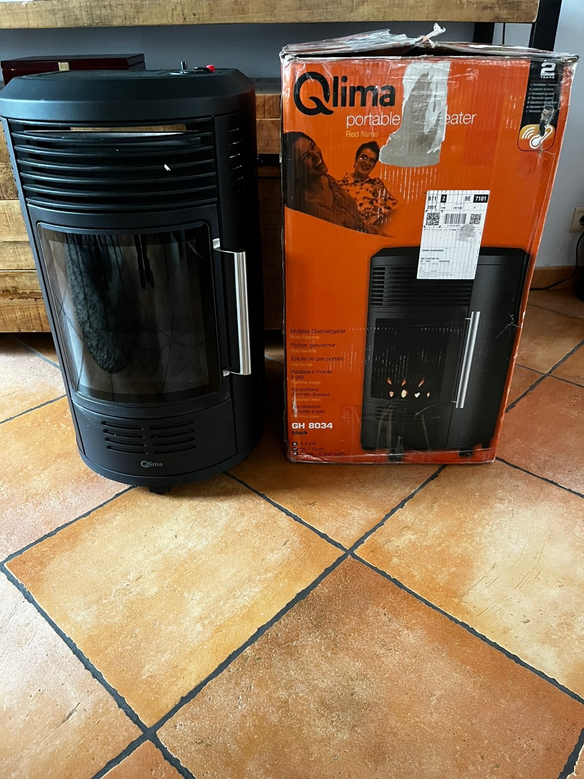 Poêle à gaz 3400w (neuf), Enlèvement, Comme neuf, Électrique