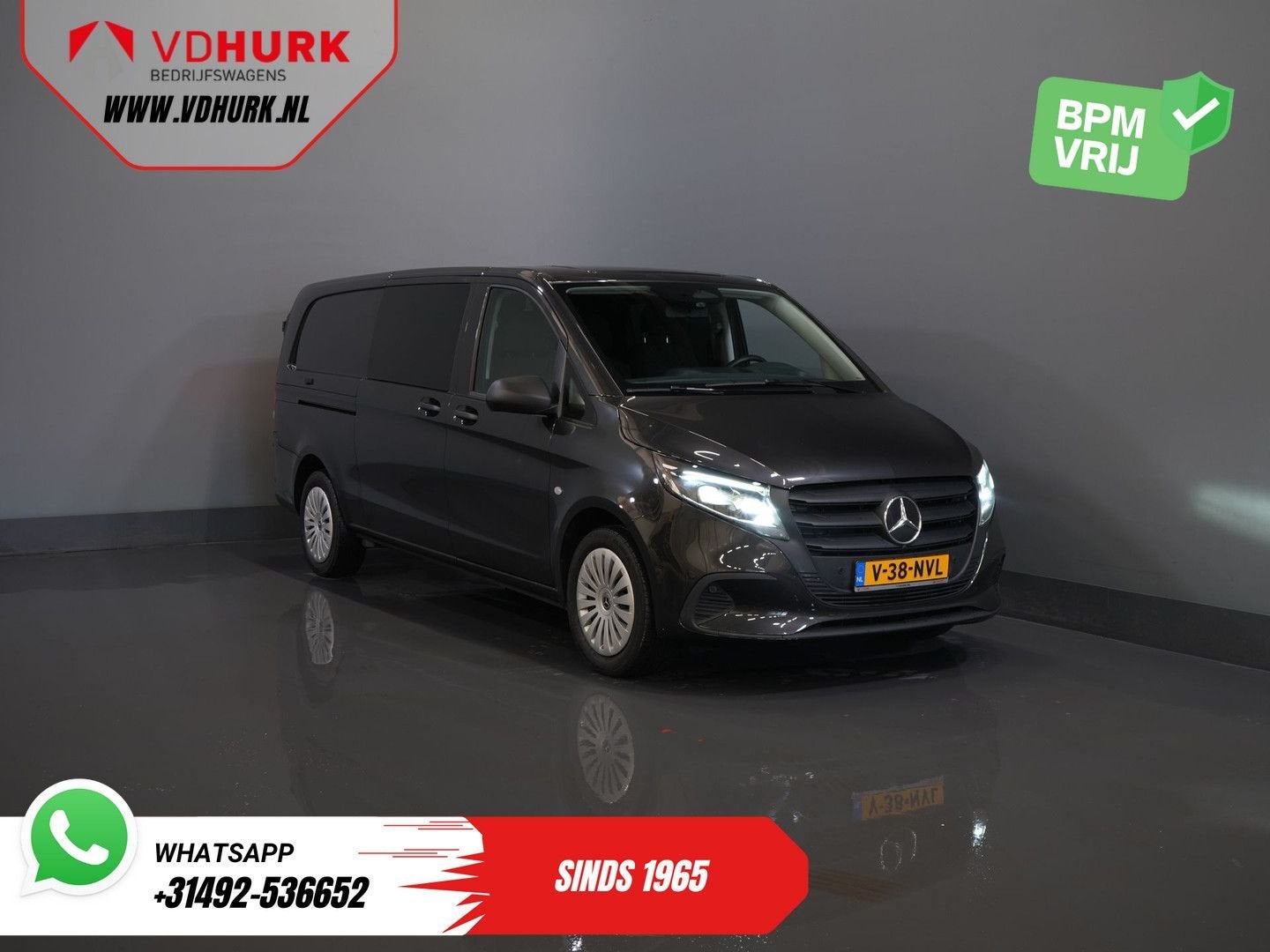Mercedes-Benz Vito 116 CDI Aut. L3 DC Dubbel Cabine BPM VRIJ, Automaat, Parkeersensor, Mercedes-Benz, Bedrijf