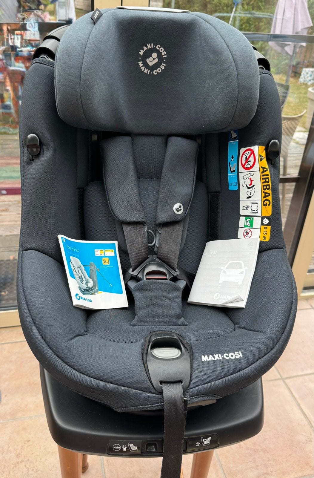 Maxi-Cosi Autostoel AxissFix Groep 0+/1 Grijs, Kinderen en Baby's, Ophalen, Verstelbare rugleuning, Zo goed als nieuw, Isofix