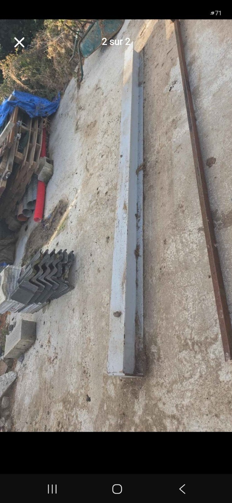 poutrelle heb 14 longueur 3m, Enlèvement