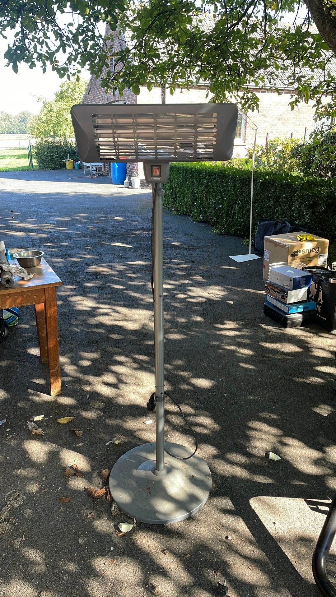 Terrasverwarmer 2000 watt, Tuin en Terras, Ophalen, Zo goed als nieuw