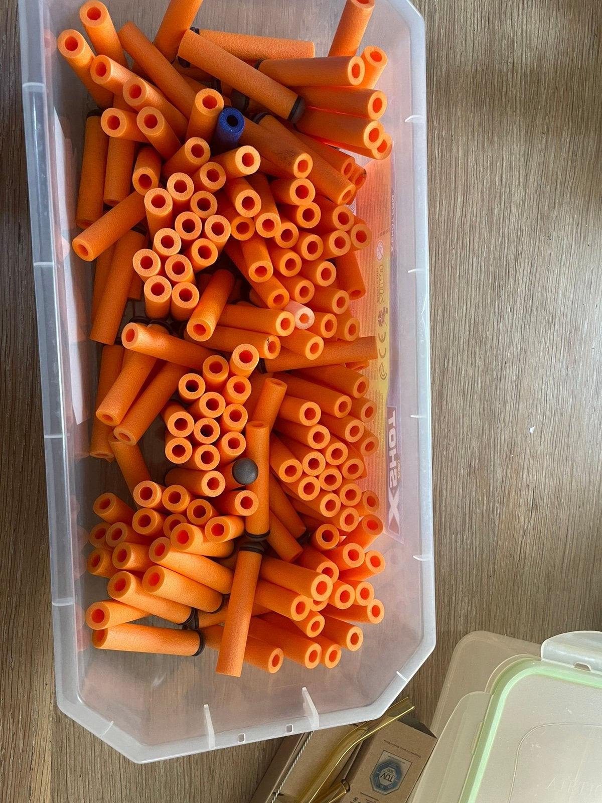 À donner : Flèches en mousse pour pistolet Nerf, Enlèvement, Comme neuf