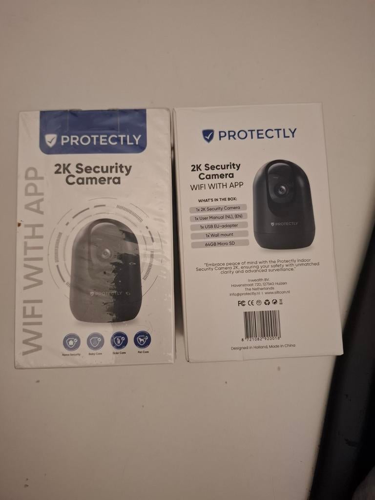 NEUF – Caméra de surveillance WiFi 2K Protectly
