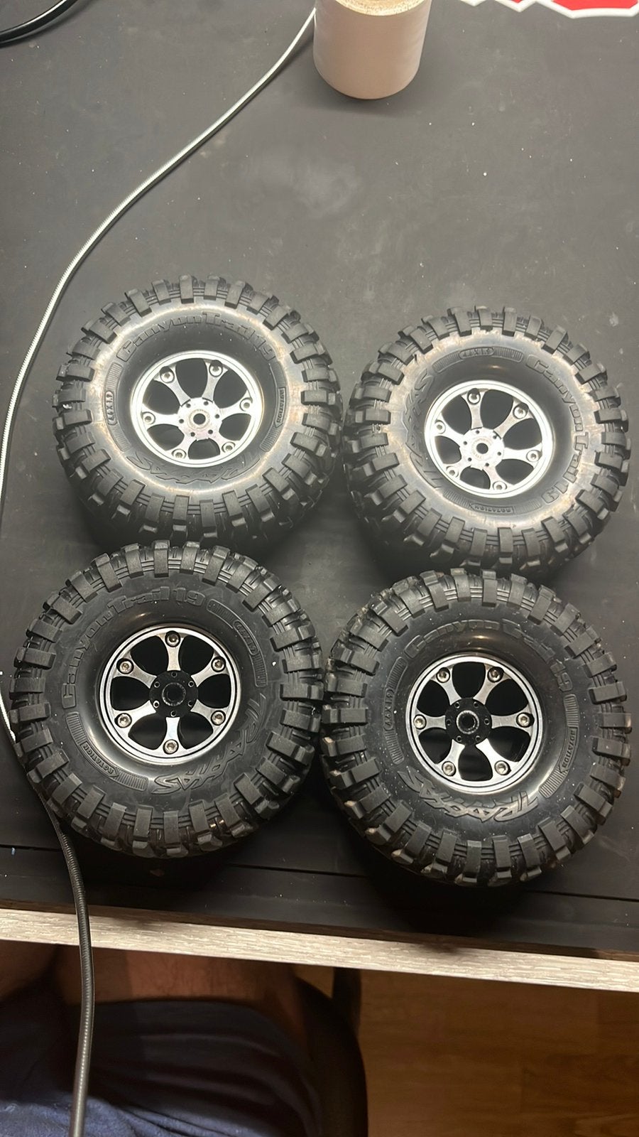Trx4 crawler banden, Ophalen of Verzenden, Gebruikt, Schaal 1:10, Auto offroad