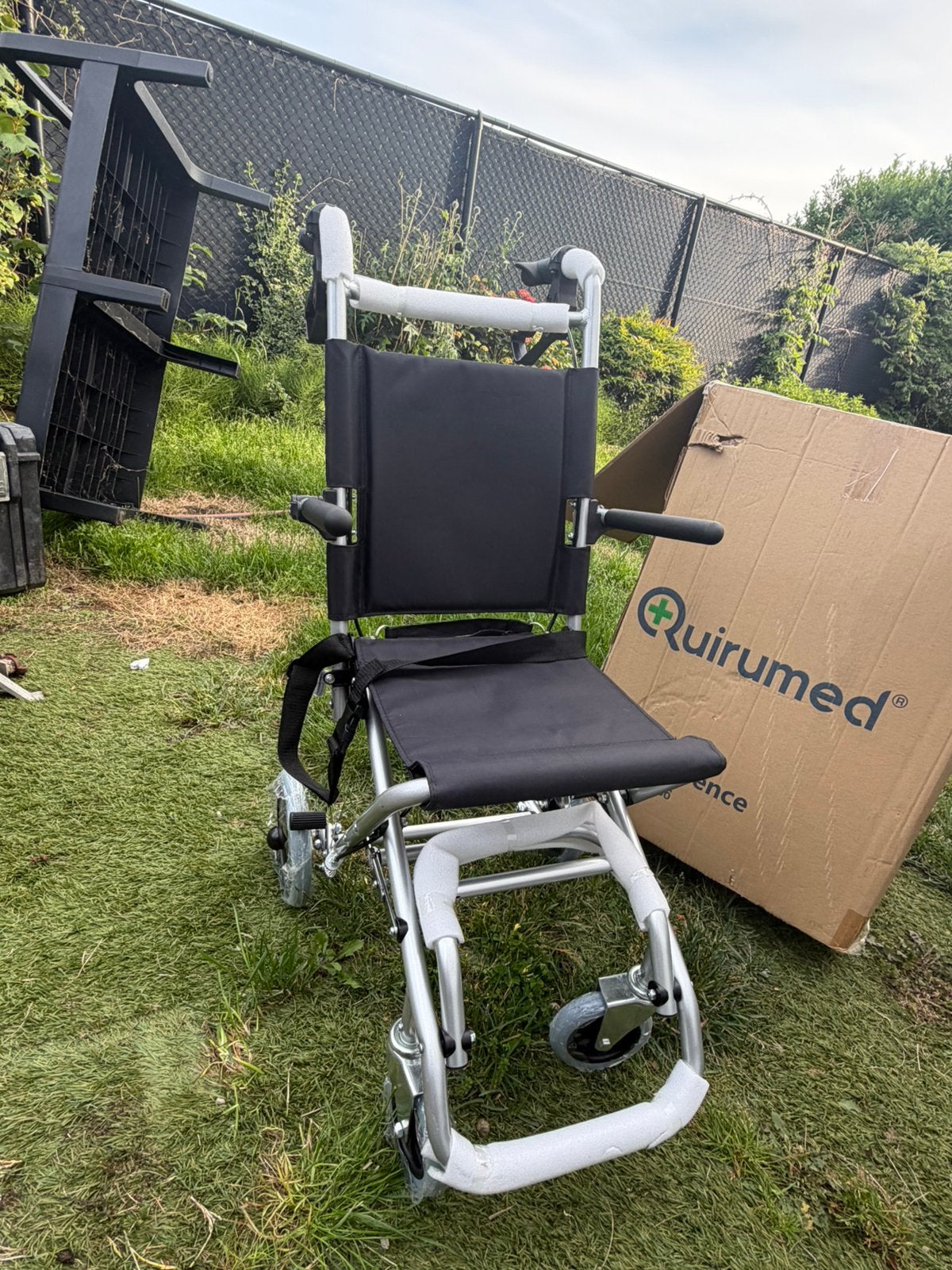 Kleine plooi rolstoel, Diversen, Rolstoelen, Ophalen, Inklapbaar, Nieuw, Duwrolstoel